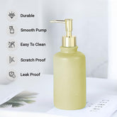 Kuber Industries Liquid Soap Dispenser | Handwash Soap Dispenser | Soap Dispenser for Wash Basin | Shampoo Dispenser Bottle | Bathroom Dispenser Bottle | Pack of 4 | JY00231GN | 400 ml | Green